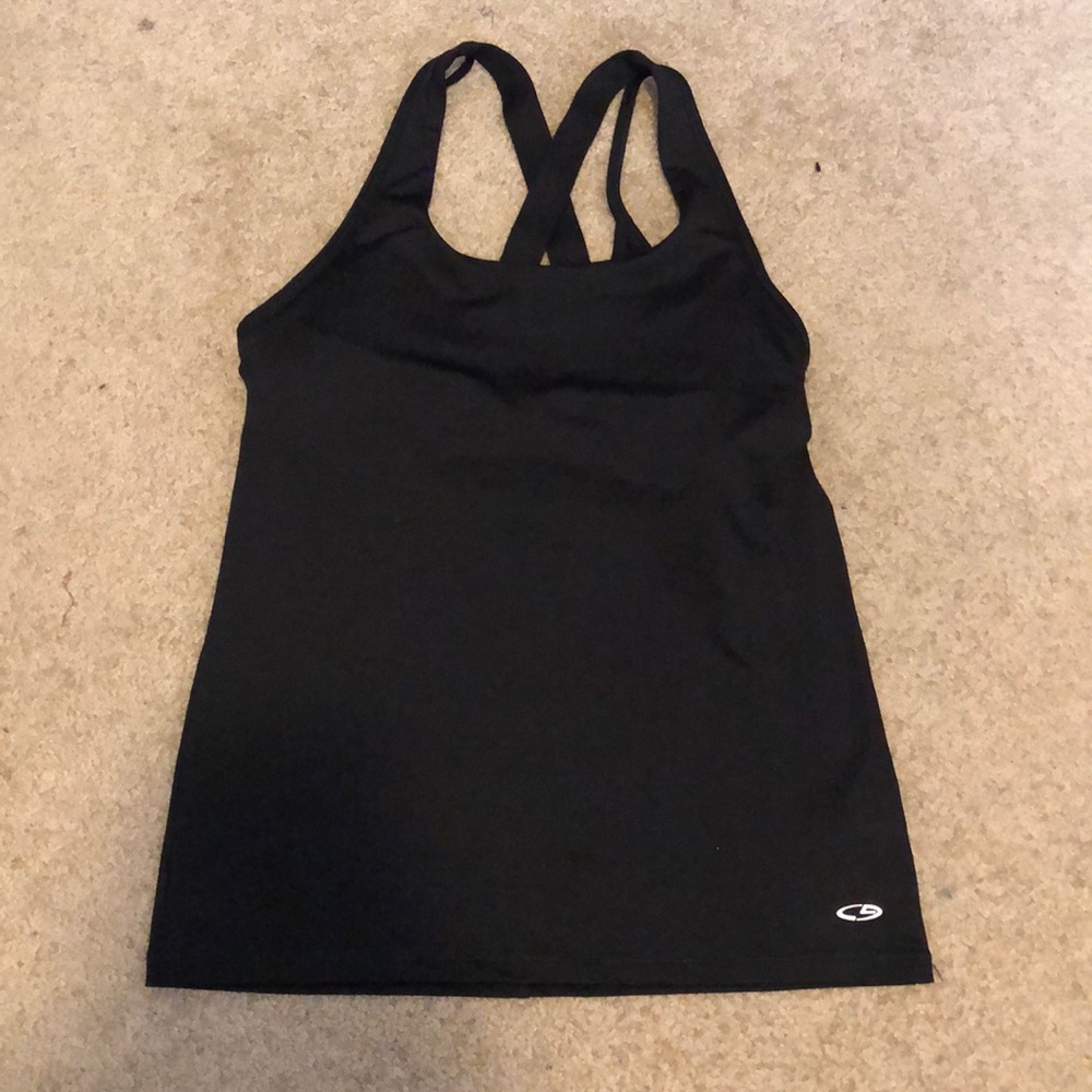 Cute cross back workout top